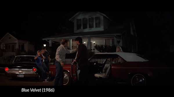 Scene from the movie Blue Velvet