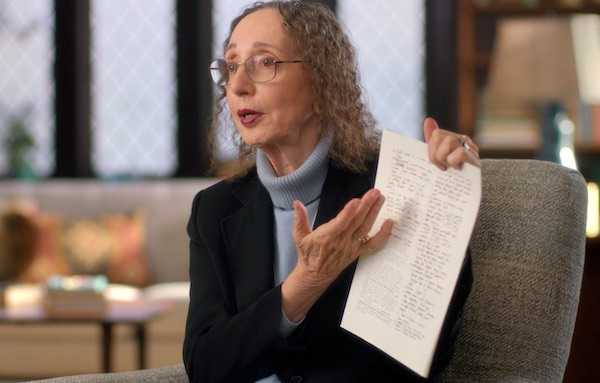 Joyce Carol Oates teaching