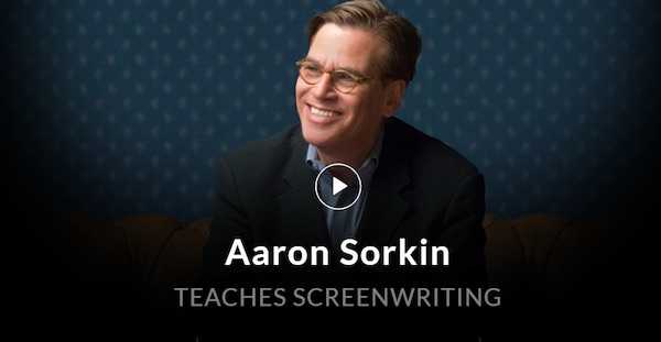 Aaron Sorkin teaches screenwriting