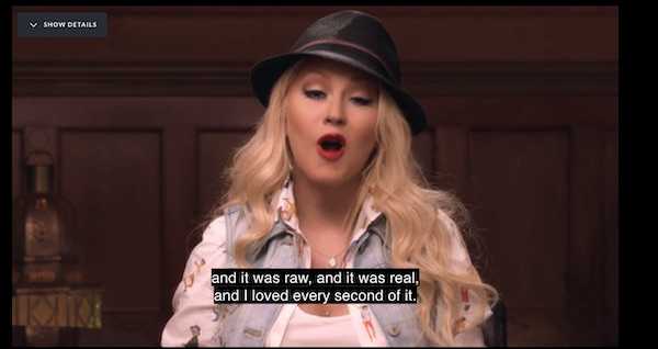 Christina Aguilera shares her philosophy in her MasterClass