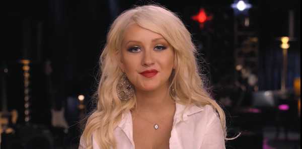 Christina Aguilera teaching