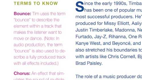 Timbaland MasterClass workbook