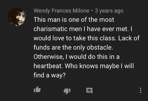 A review comment on Werner Herzog's MasterClass