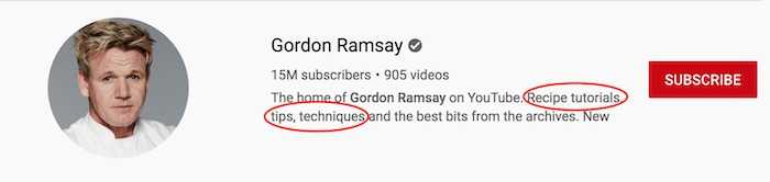 Gordon Ramsay's YouTube