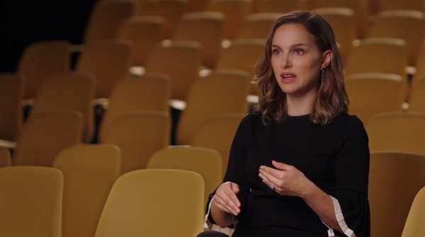 Natalie Portman explaining an acting concept