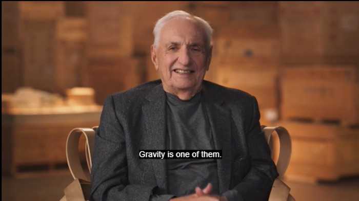 Frank Gehry teaching his MasterClass on architecture