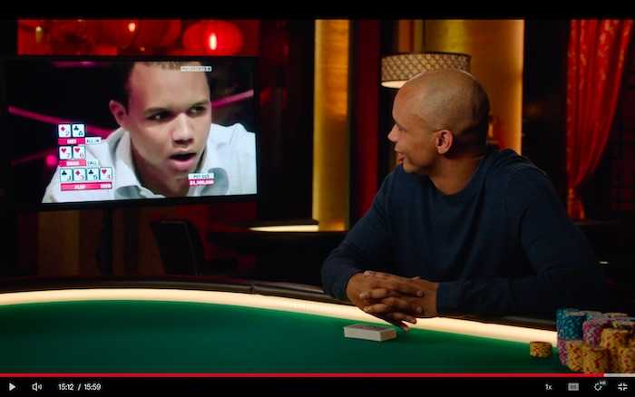 Phil Ivey analysing a hand in his MasterClass