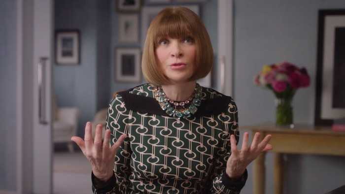 Anna Wintour explaining leading with a vision