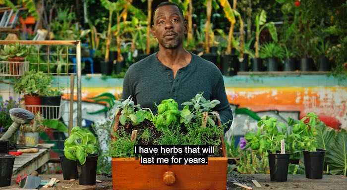 Ron Finley talking about Herbs in his gardening MasterClass