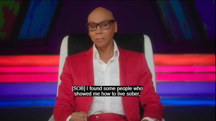 RuPaul talking about the past in his MasterClass