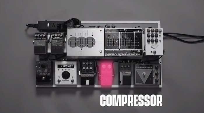 St Vincent demonstrating compressors in her MasterClass