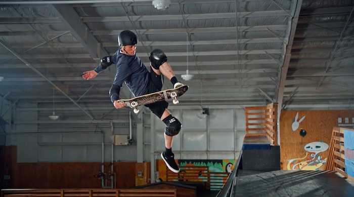 Tony Hawk performing a Madonna