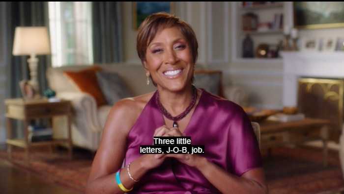 Robin Roberts giving job interview advice in her MasterClass