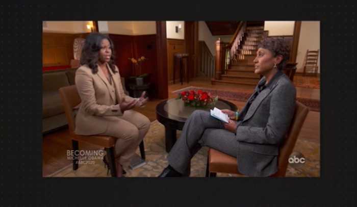 Robin Roberts with Michelle Obama