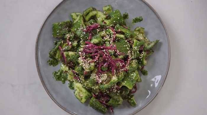 Yotam Ottolenghi smacked cucumber salad