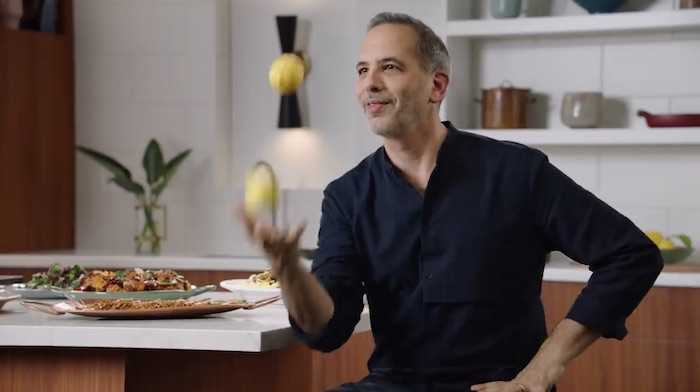 Yotam Ottolenghi teaching his MasterClass