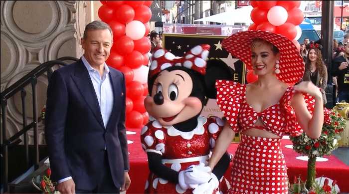 Bob Iger at Disney land