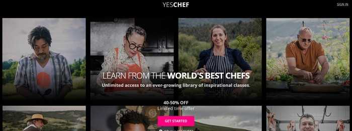 YesChef learn from the worlds best chefs