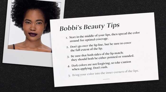 Bobbi's beauty tips