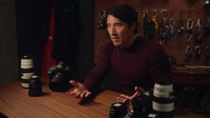 Jimmy Chin talking about cameras