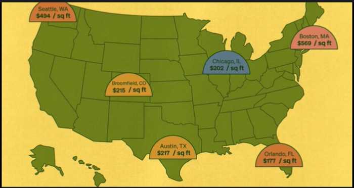 Map of the US