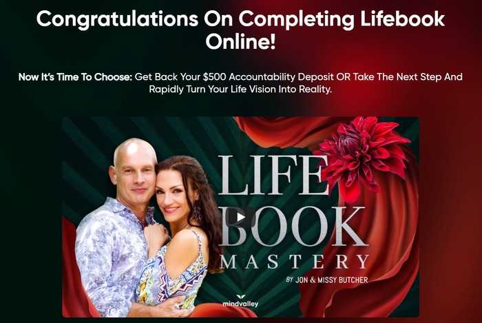 Completing Lifebook online