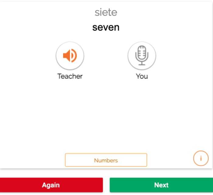 MosaLingua flashcard