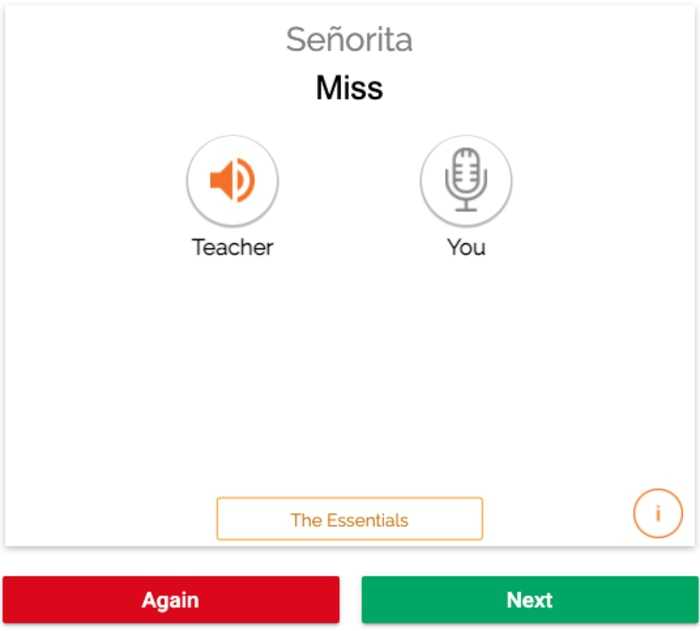 MosaLingua flashcard review