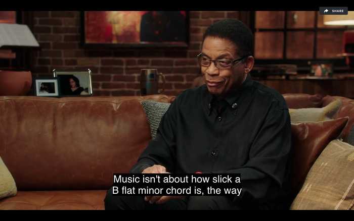 Herbie Hancock Teaches a Jazz Concept