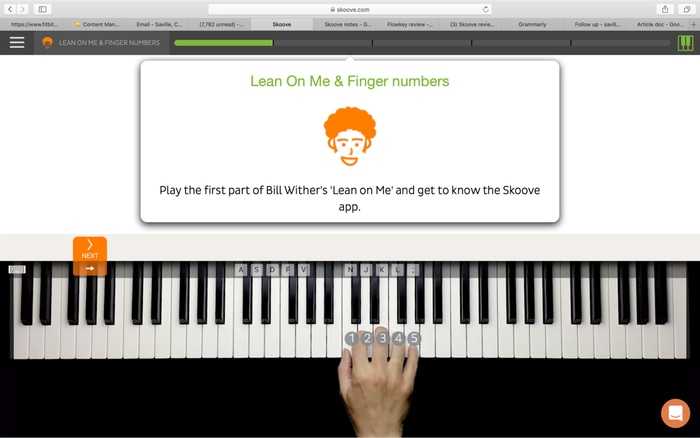 Skoove makes it easy to learn the piano online, in your own time