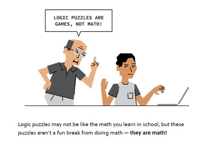 Brilliant puzzles are math