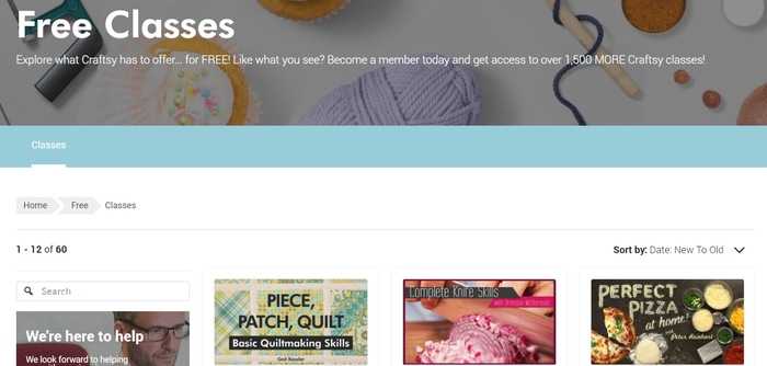 Craftsy Free Classes