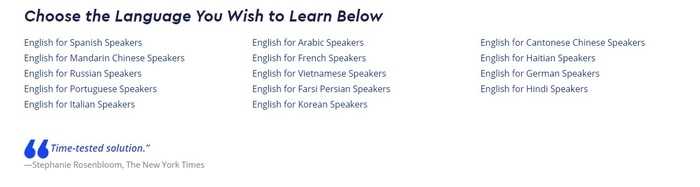 Pimsleur languages