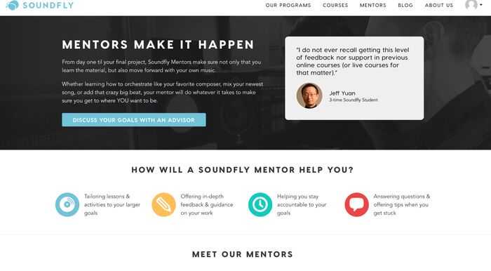 Soundfly mentors