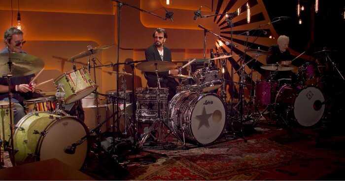 Ringo Starr drum demo