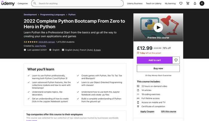 Udemy Python Course