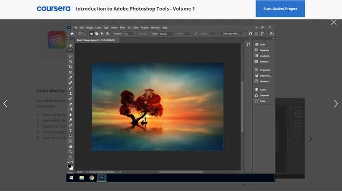 Coursera Photoshop Course