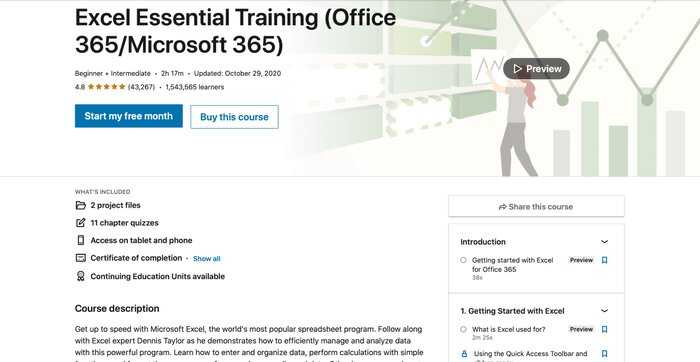 Excel LinkedIn essentials