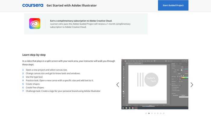 Coursera Adobe Illustrator