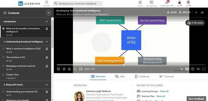 LinkedIn Learning Emotional Intelligence