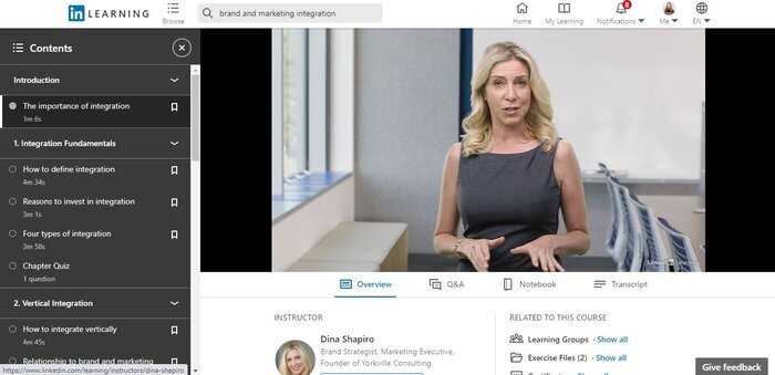 LinkedIn Learning brand integration