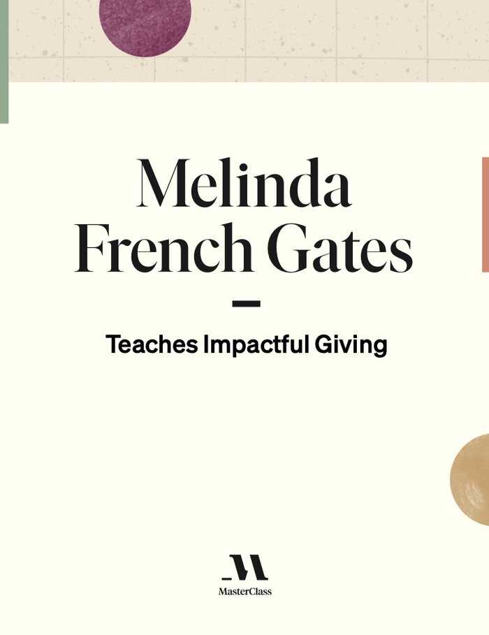 Melinda Gates Impactful GIving