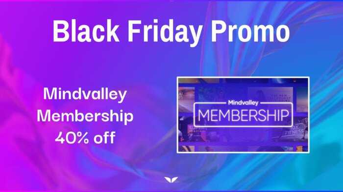 Mindvalley Black Friday promo