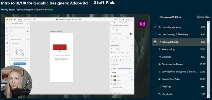 best skillshare ui/ux course