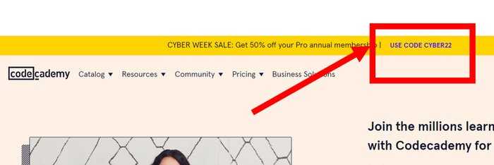 Codecademy Cyber Monday deal