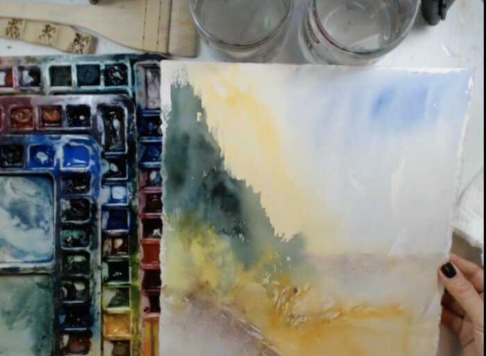 Watercolor jump start