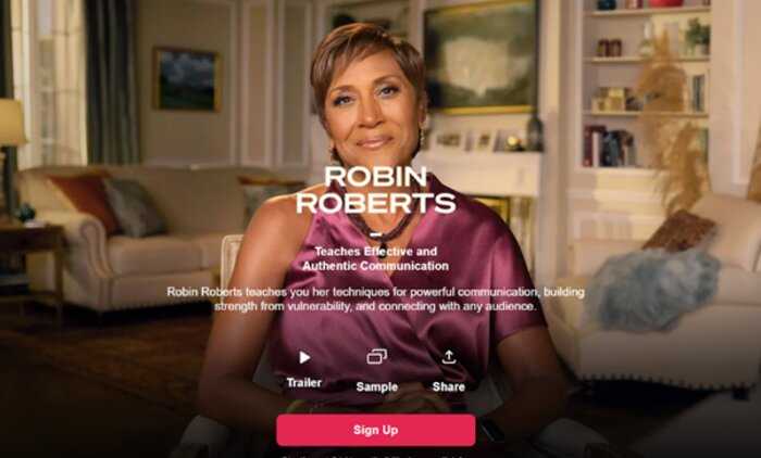 Robin Roberts Public Speaking MasterClass