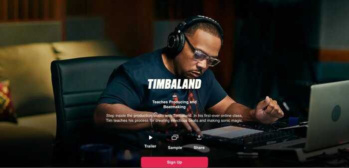 Timbaland MasterClass Music Production