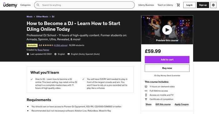 How to become a DJ Udemy