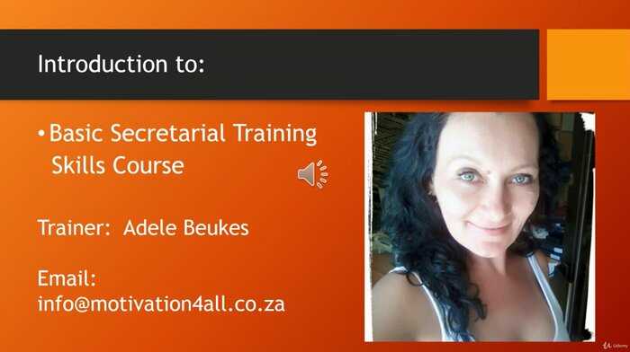 Secretarial training online course